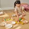 PlanToys Wooden Pretend Play Fruit & Vegetable Food Set